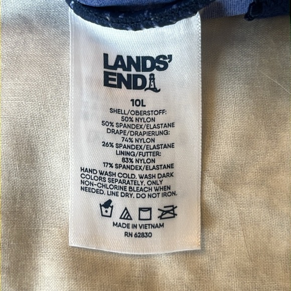 Lands' End SlenderSuit Skirted One Piece Swimsuit - Picture 13 of 16